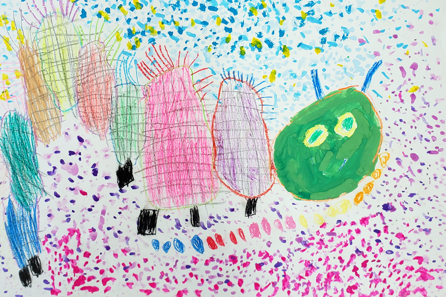 描くことが脳の発達を促す